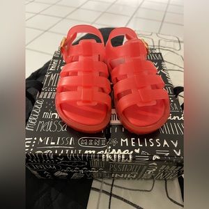 Mini Melissa Mary Jane Size 8 Toddler with original box